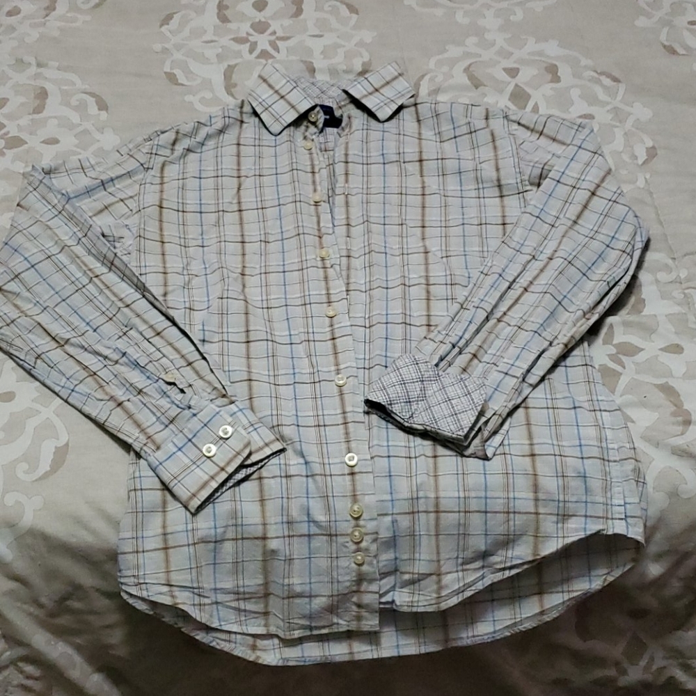 Egara Men's Button Up, Size Med